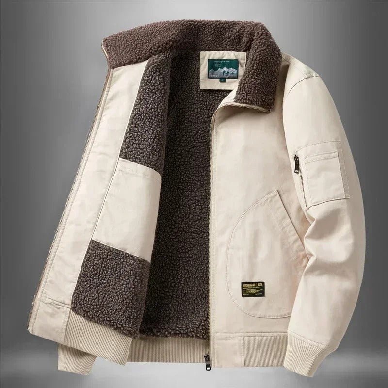 Jonas – Stylish Casual Jacket with Warm Sherpa Lining