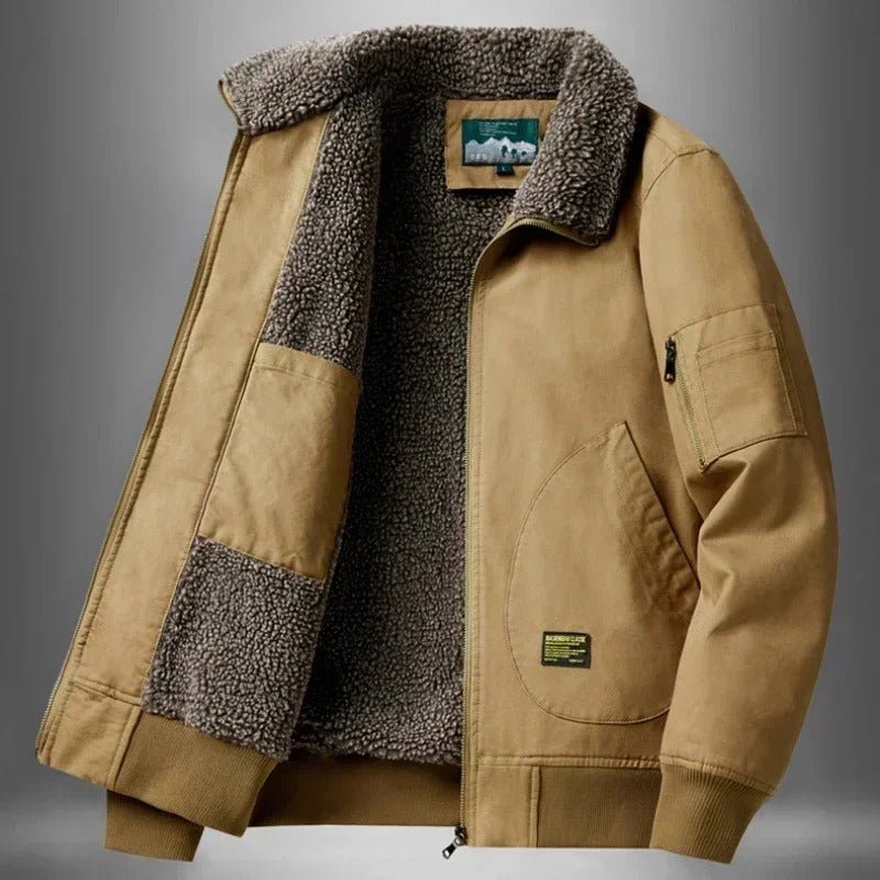 Jonas – Stylish Casual Jacket with Warm Sherpa Lining