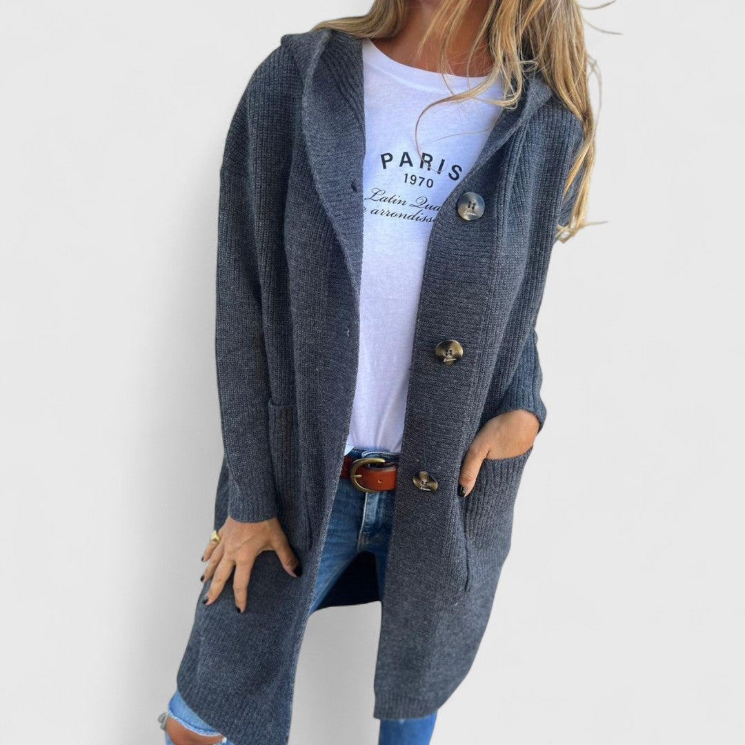 Pam - Elegant Long Sleek Cardigan