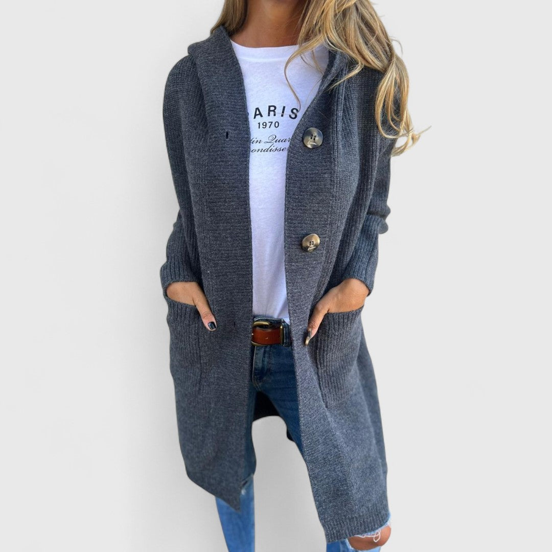 Pam - Elegant Long Sleek Cardigan