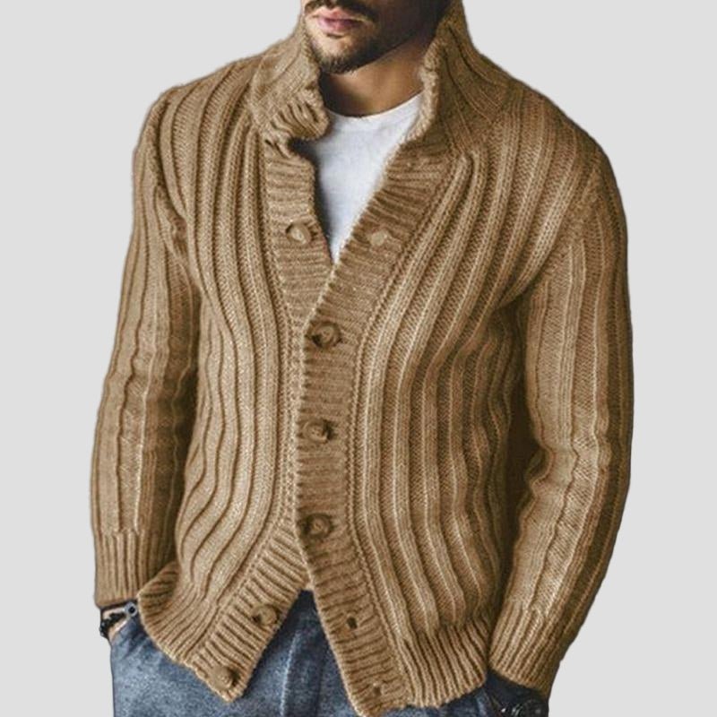 Zachary | Tailored Single-Breasted Knit Cardigan