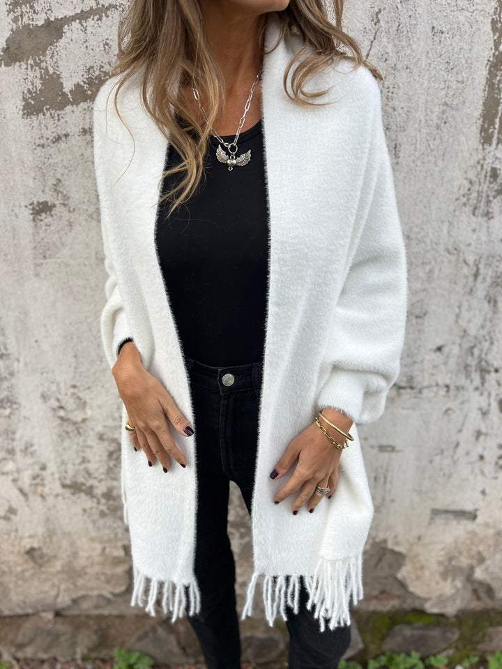 Graceful Draped Cardigan