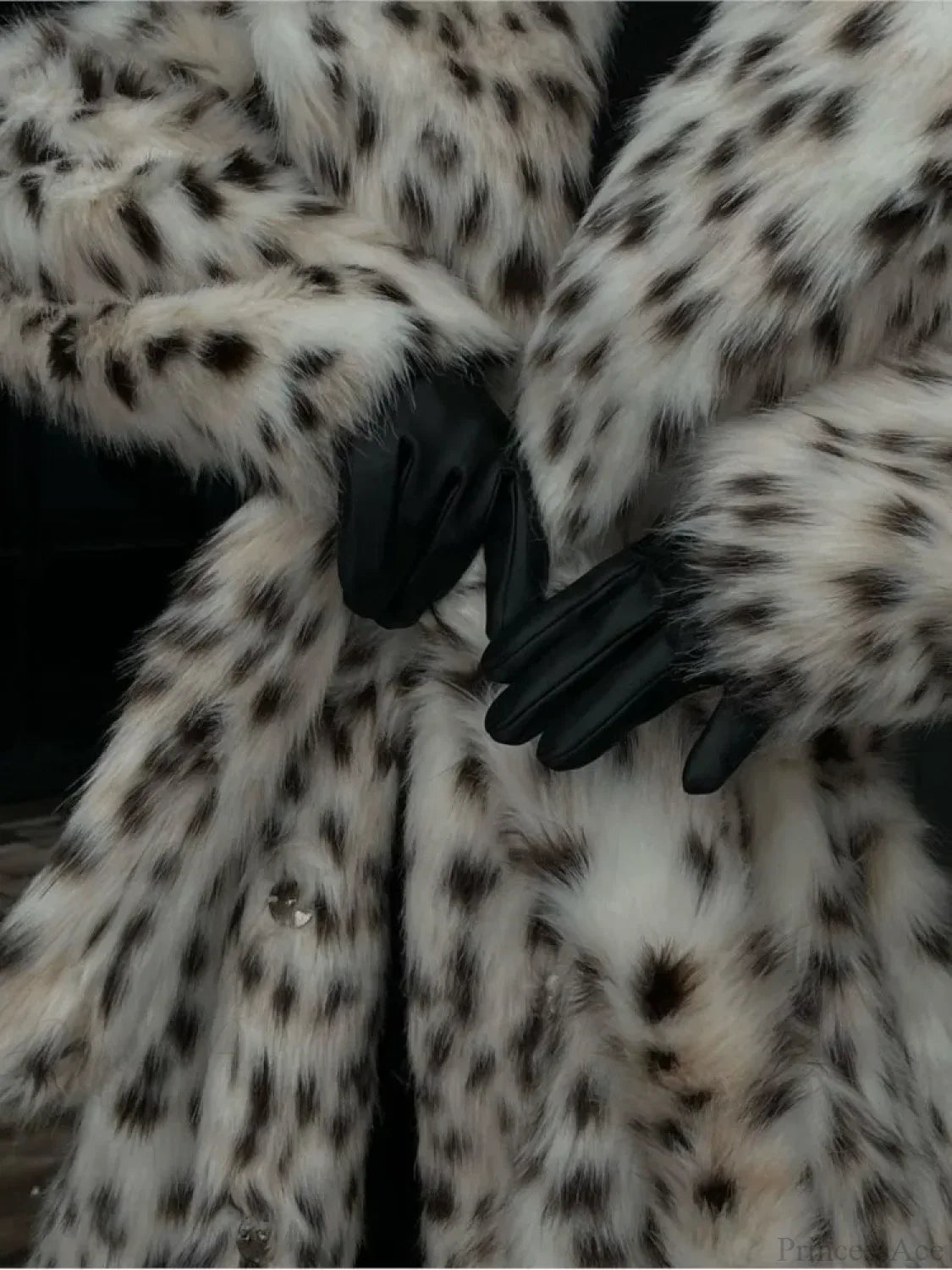 Elegant Gray Wool Coat with Lacing and Stand Collar