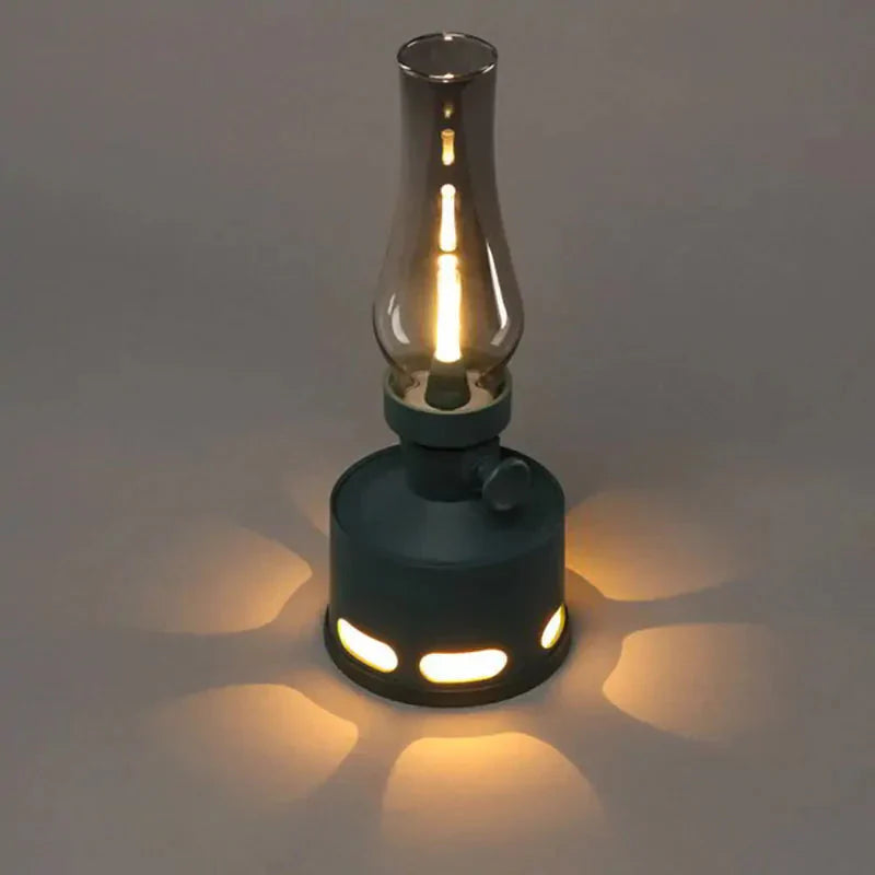 Vintage-Design Lantern with LED Lighting