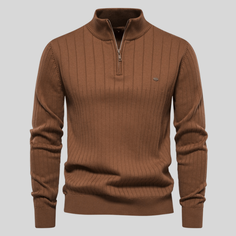 Leon - Stylish ribbed sweater with a relaxed fit for ultimate comfort