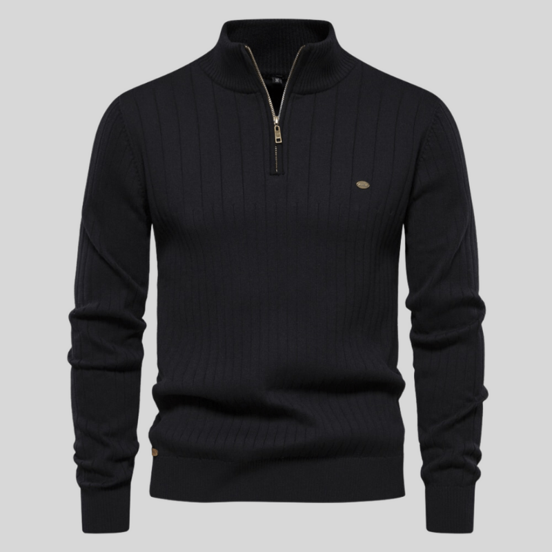 Leon - Stylish ribbed sweater with a relaxed fit for ultimate comfort