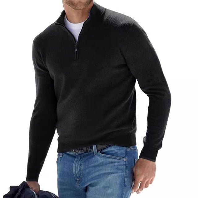 Leon – Stylish Zip-Up Pullover for the Perfect Comfort