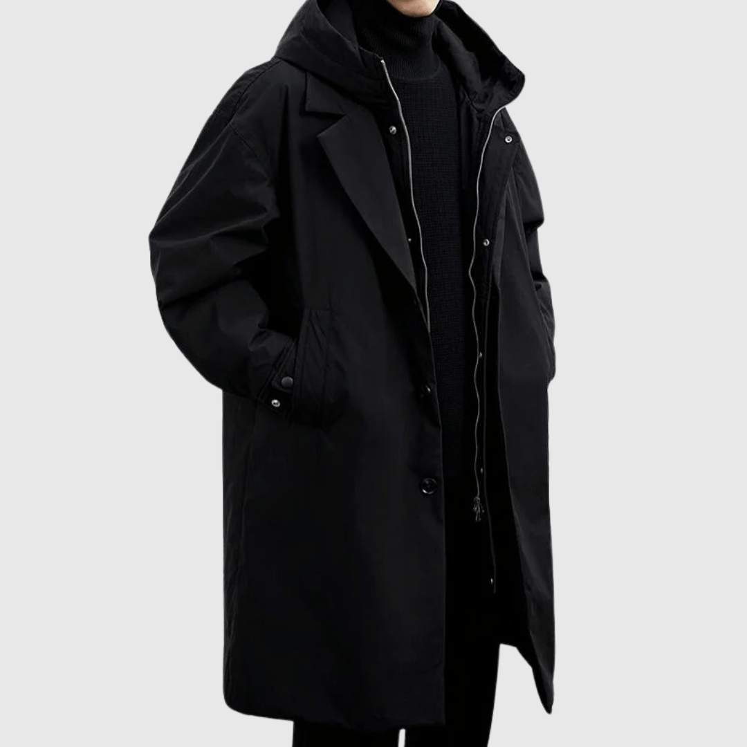 Luis – Trendy Parka with Hood and Water-Repellent Finish for Optimal Protection