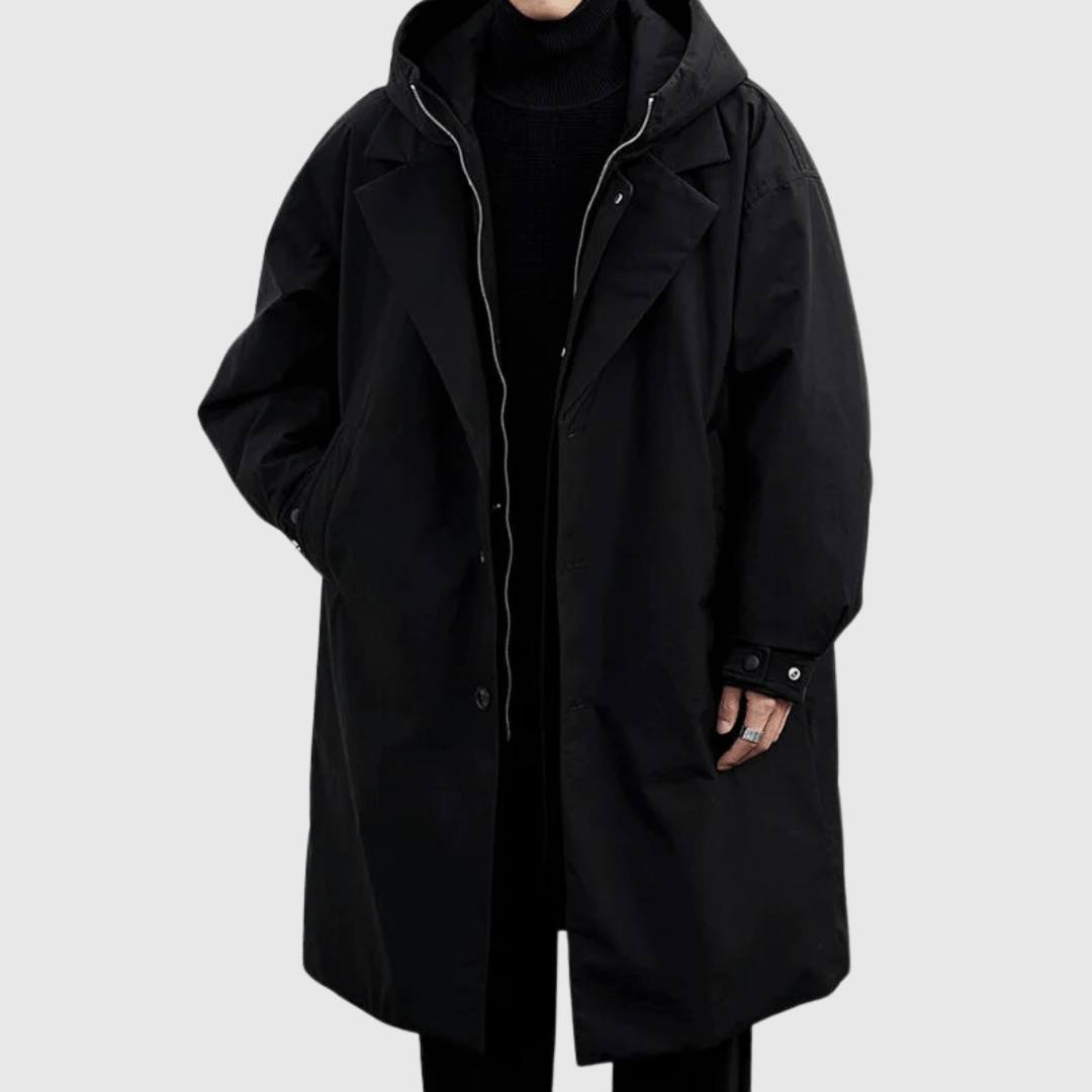 Luis – Trendy Parka with Hood and Water-Repellent Finish for Optimal Protection