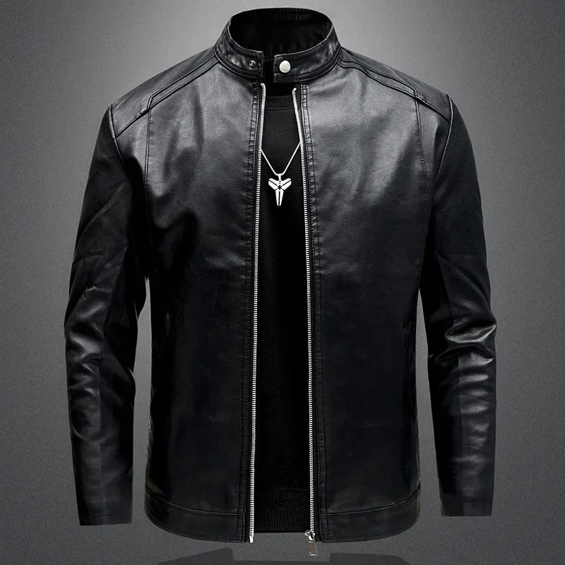 Elegant Biker Jacket - Bold and Refined Style
