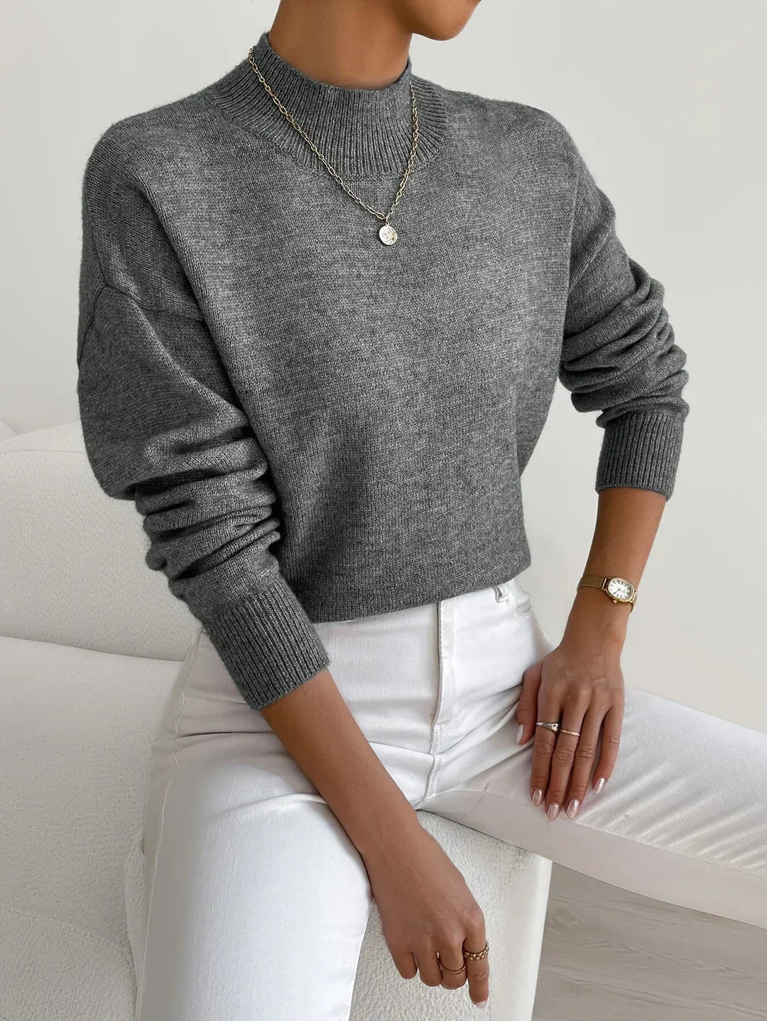 Marilena - Elegant Classic Turtleneck Sweater