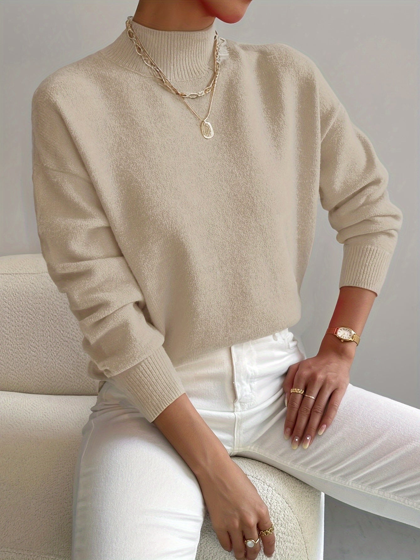 Marilena - Elegant Classic Turtleneck Sweater