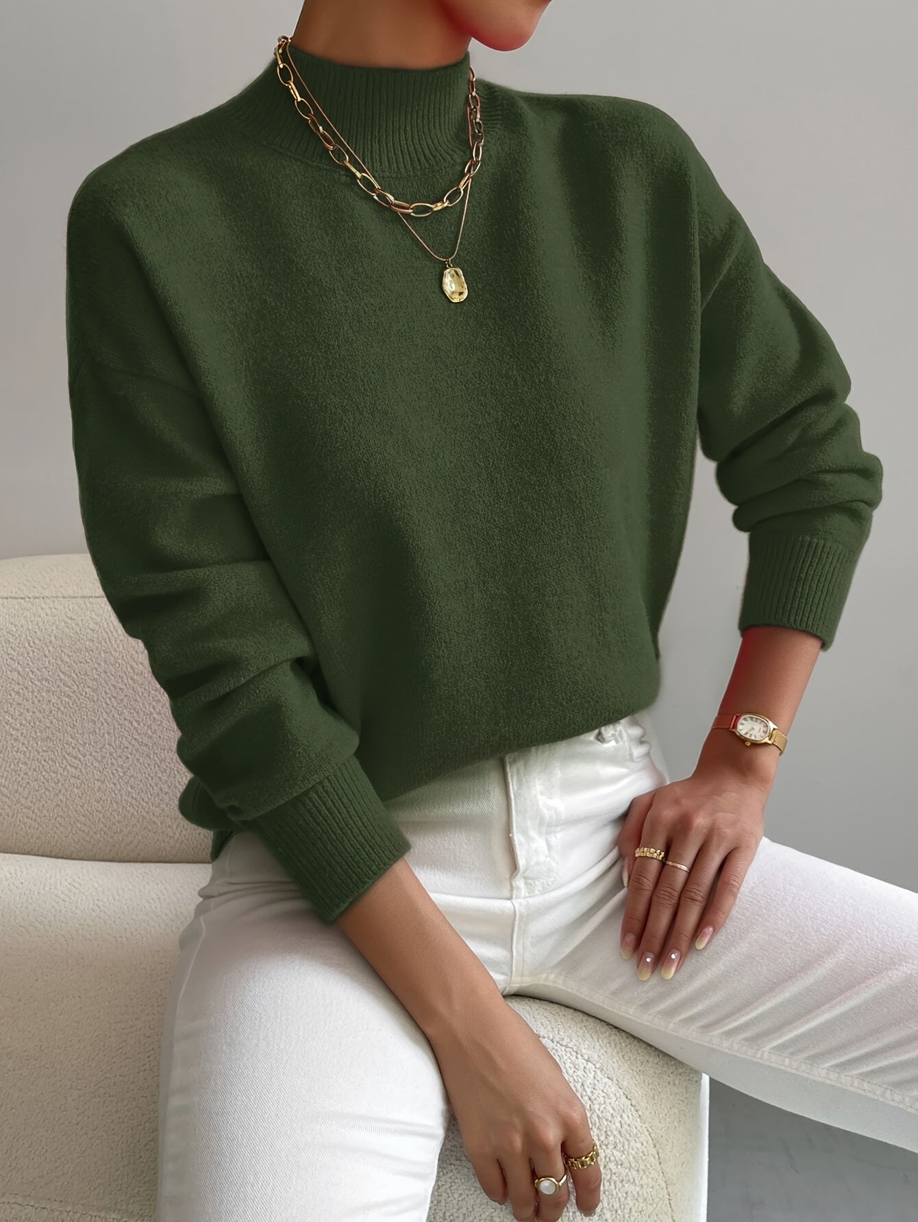 Marilena - Elegant Classic Turtleneck Sweater