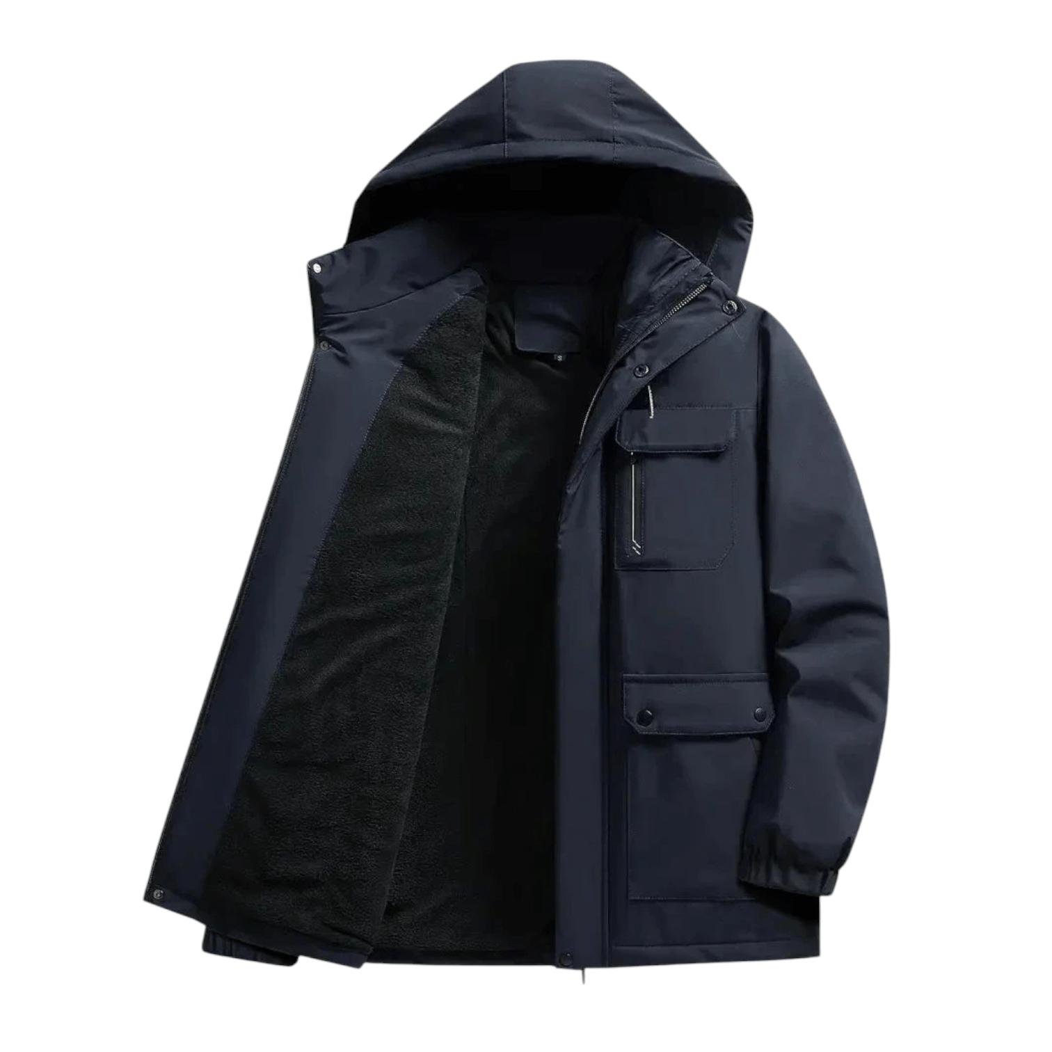 Nils – Comfortable and warm winter parka with cozy hood