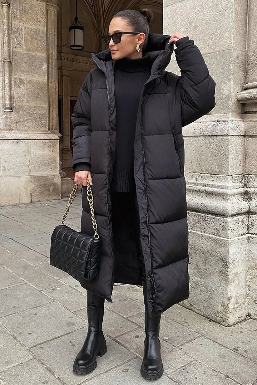 Norina – Elegant and Warm Long Winter Coat for Stylish Winter Days