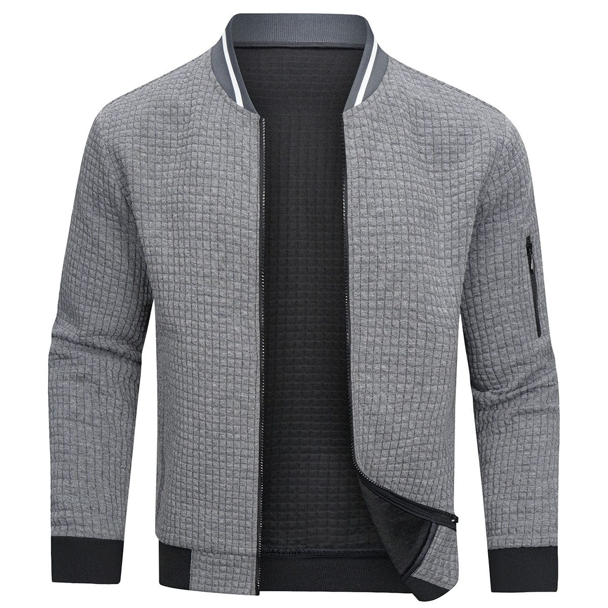 Pablo – Stylish Structured Cardigan with Practical Zipper
