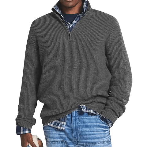 Pascal - Comfortable, soft round neck knitted sweater for every occasion