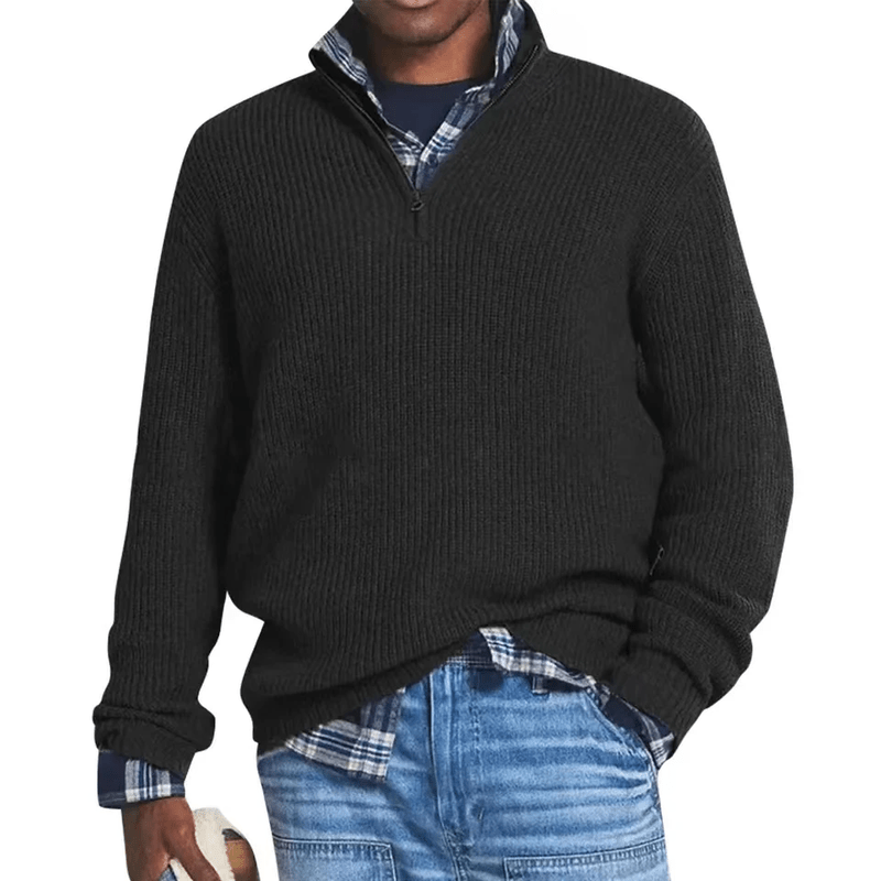 Pascal - Comfortable, soft round neck knitted sweater for every occasion