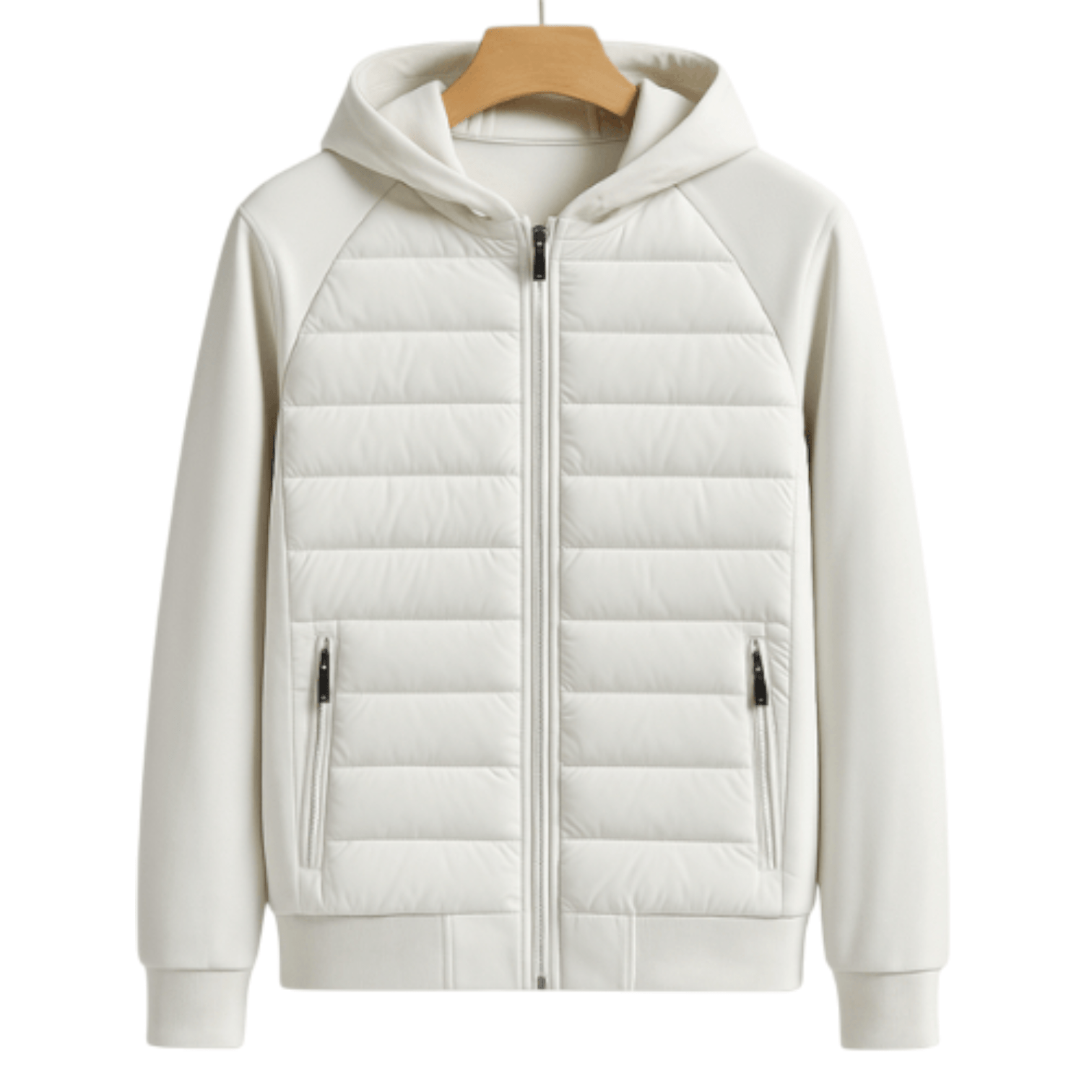 Philipp – Comfortable Hooded Jacket with Zipper and Practical Side Pocket