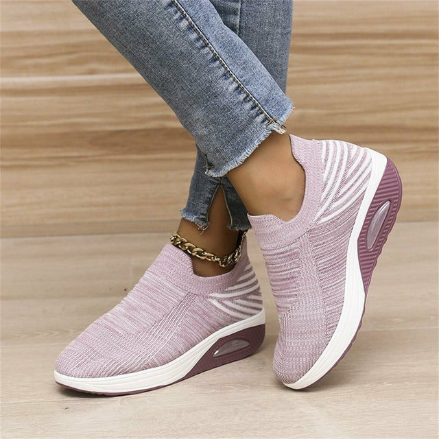 Easy Slip-On Knitted Ergonomic Shoes
