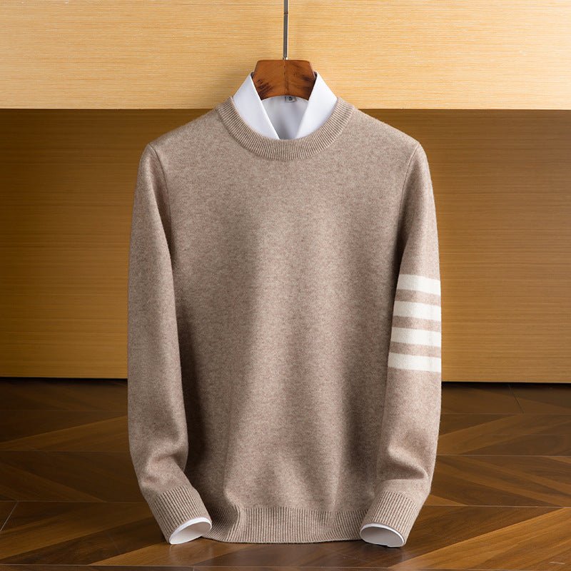 Quentin - Stylish Fine Knit Sweater with Timeless Classic Round Neck