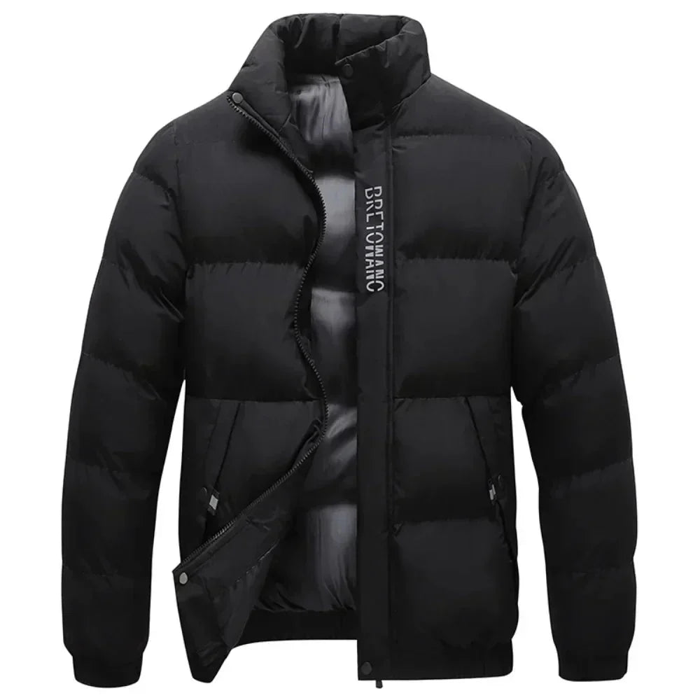 Rafael – Stylish Windproof Winter Jacket with Practical Stand-up Collar for Optimal Protection