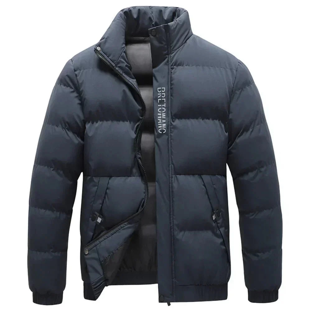 Rafael – Stylish Windproof Winter Jacket with Practical Stand-up Collar for Optimal Protection