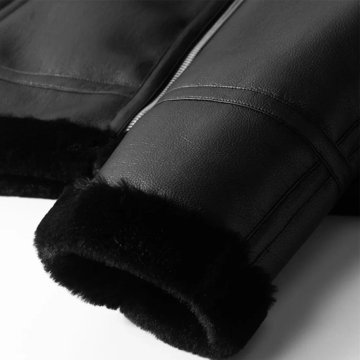 Casual and Stylish Leather Aviator Jacket for Men and Women