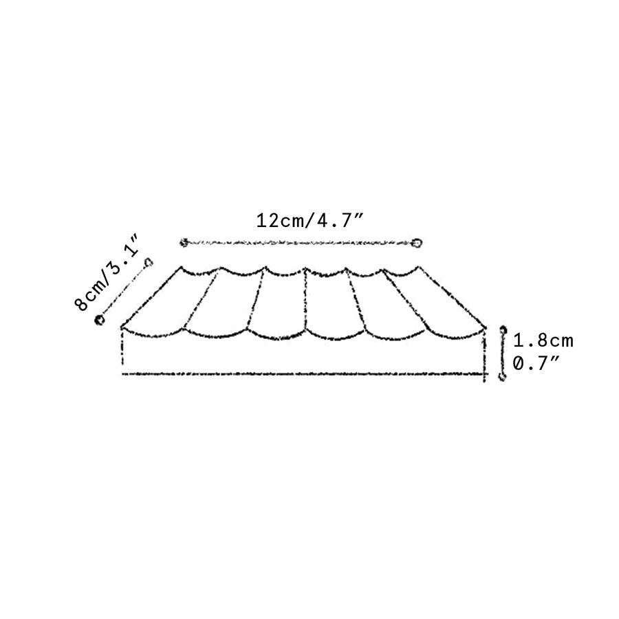 Elegant Cannelé Stone Plateau | Refined Natural Stone Design for a Sophisticated Interior Decoration
