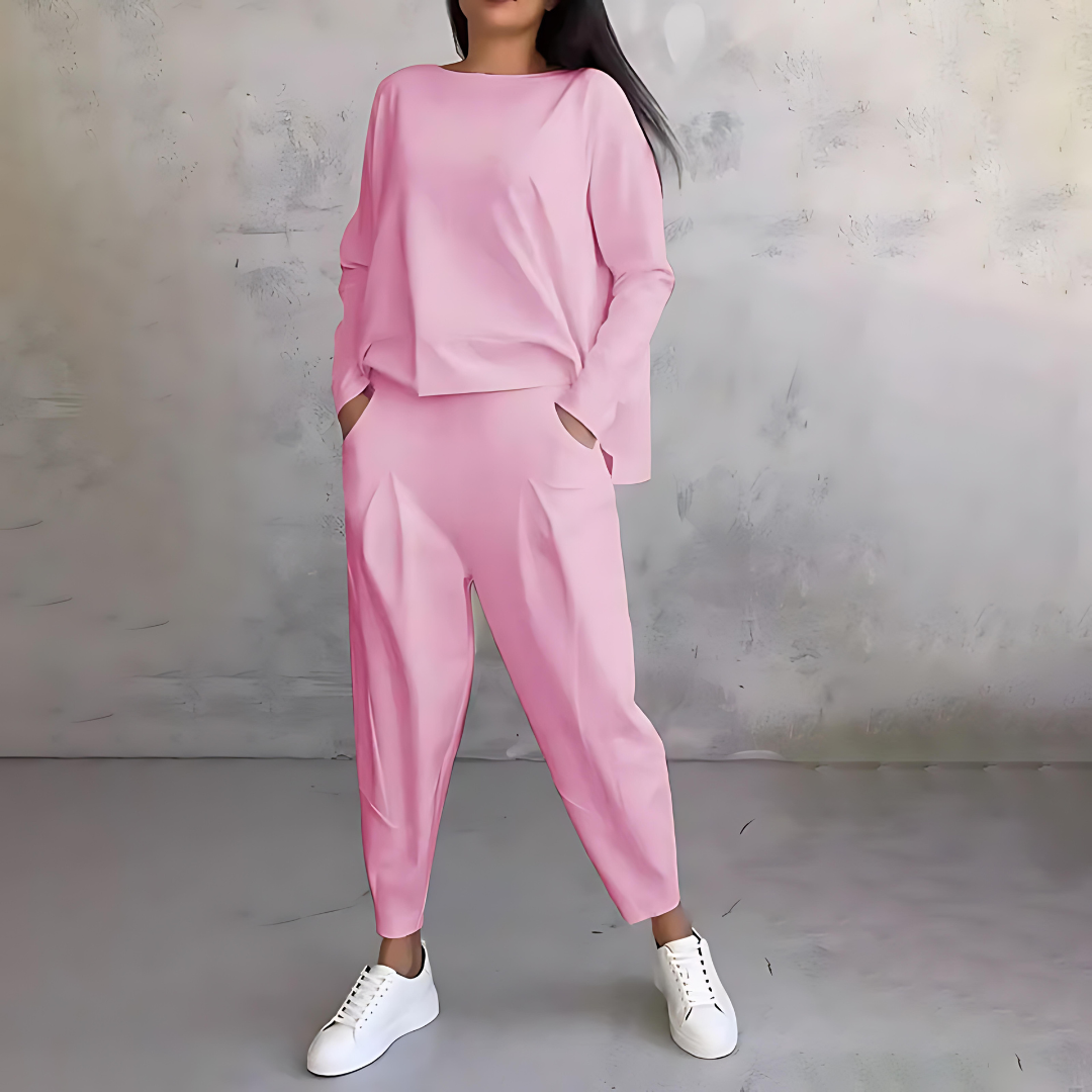 Maya | Women's Casual Loose Top and Pants Set for Stylish Comfort Occasions