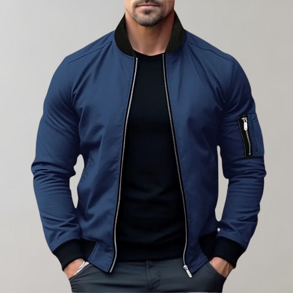 Severin – Lightweight Bomber Jacket for Trendy and Elegant Looks