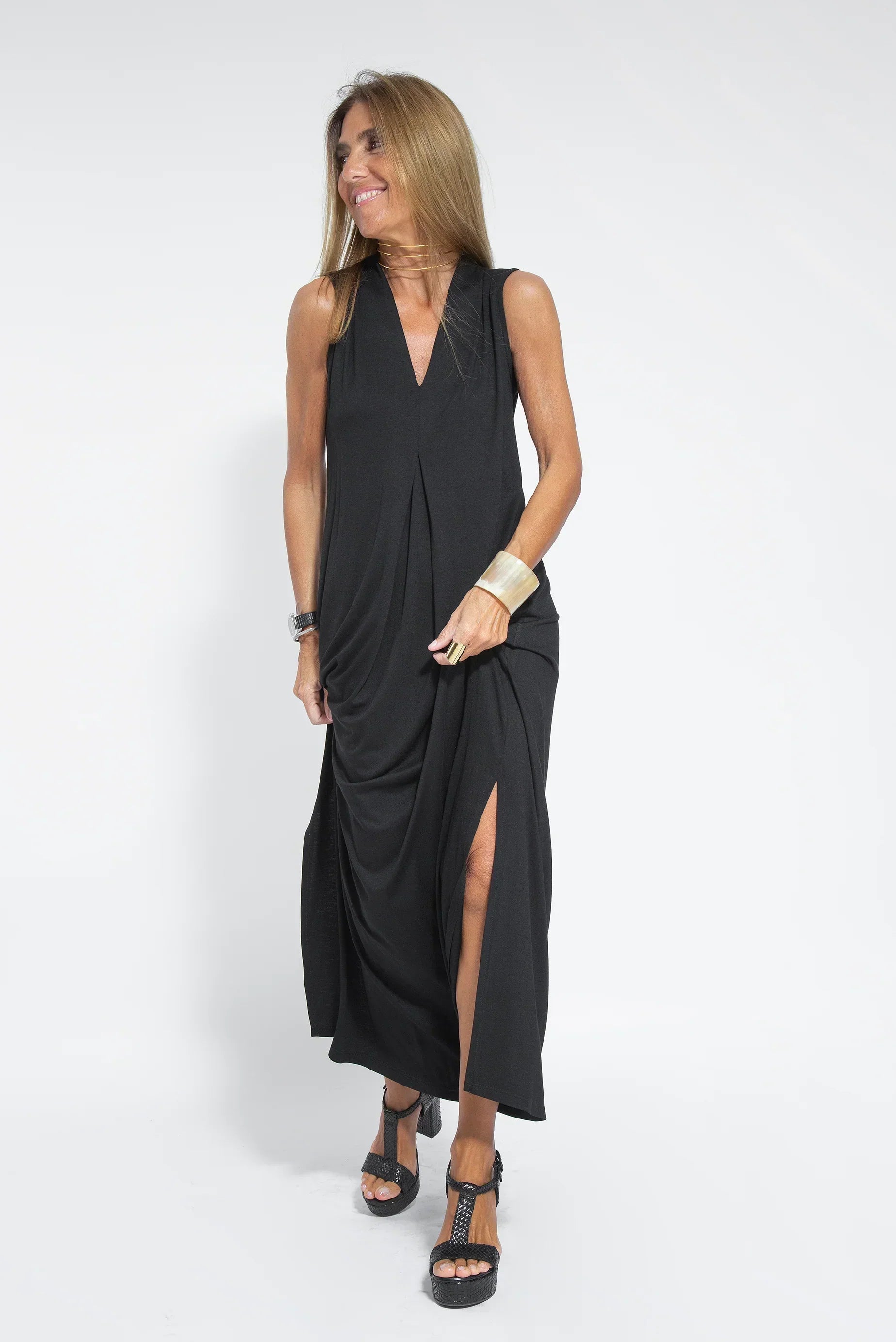 Carmela | Elegant Maxi Dress with Matching Cardigan
