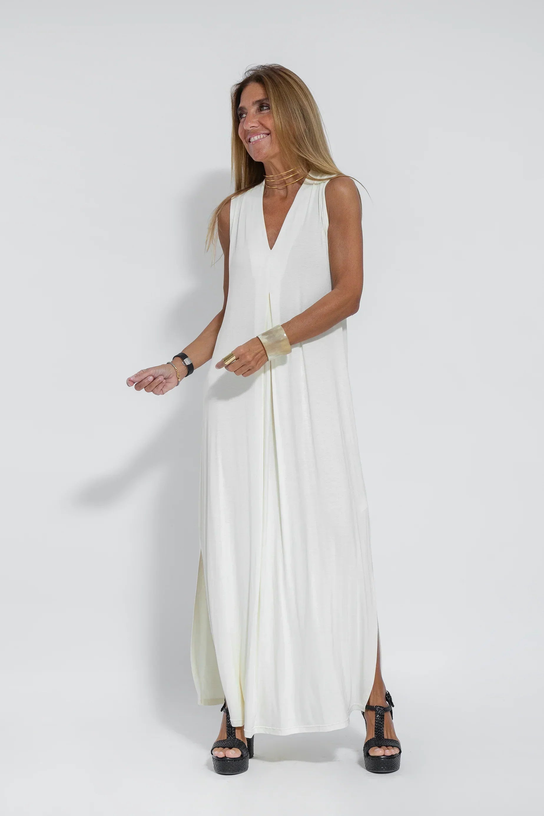 Carmela | Elegant Maxi Dress with Matching Cardigan