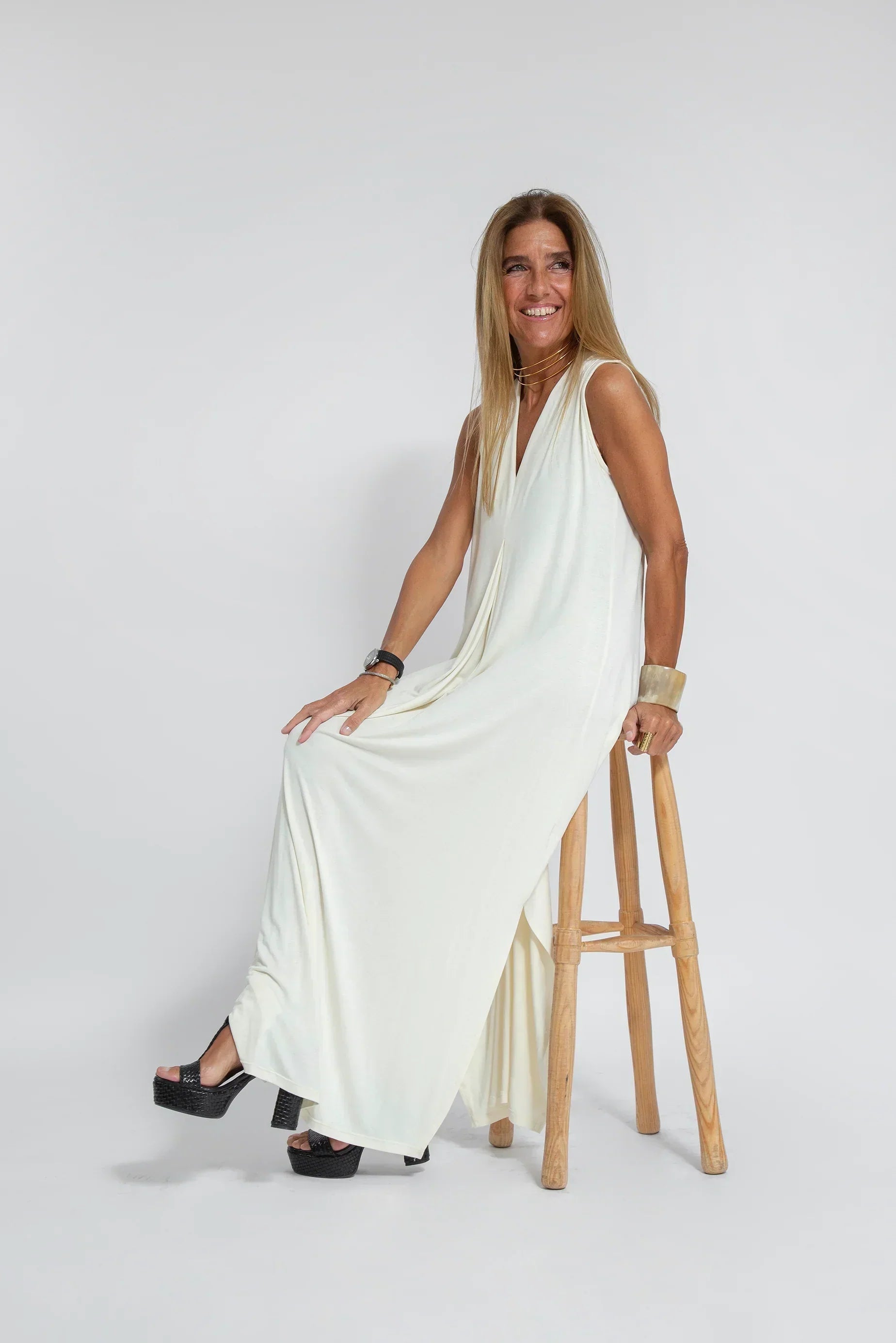 Carmela | Elegant Maxi Dress with Matching Cardigan