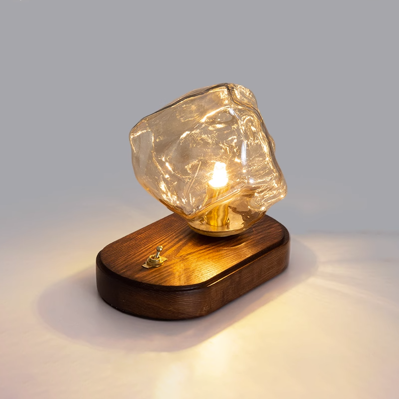 Elegant Iceberg Glass Table Lamp for Stylish Lighting