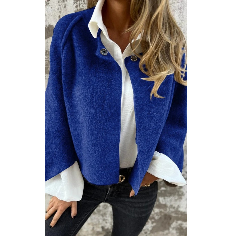 Chic Women's Cropped Jacket for Effortless Casual Sophistication