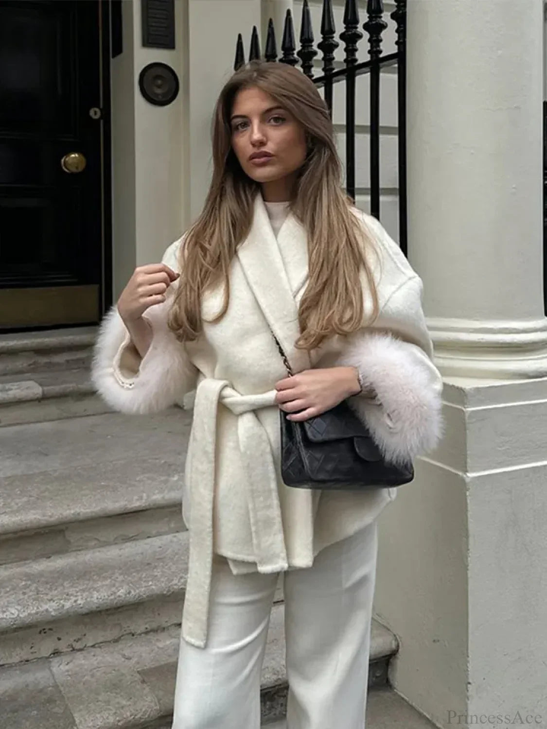 Casual Men's Double-Breasted Wool Coat with Thick Lining for Extra Warmth