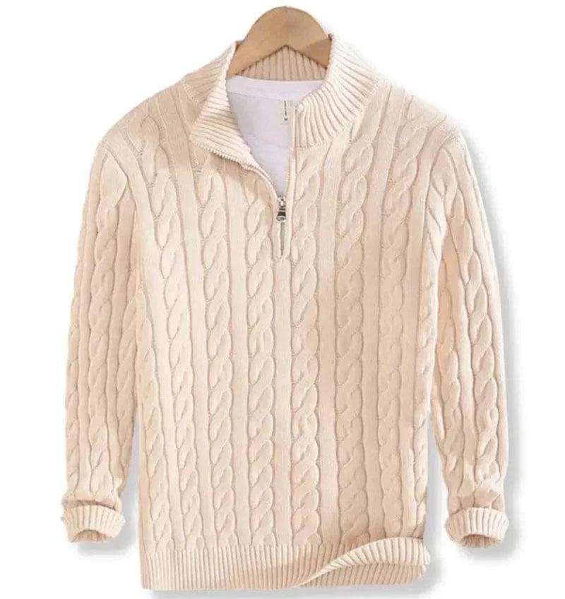 Torsten - Elegant men's knitted sweater in timeless classic design