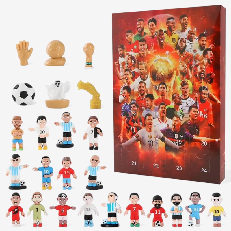 GiftGoal - Festive Advent Calendar Football Set for Exciting Christmas Moments