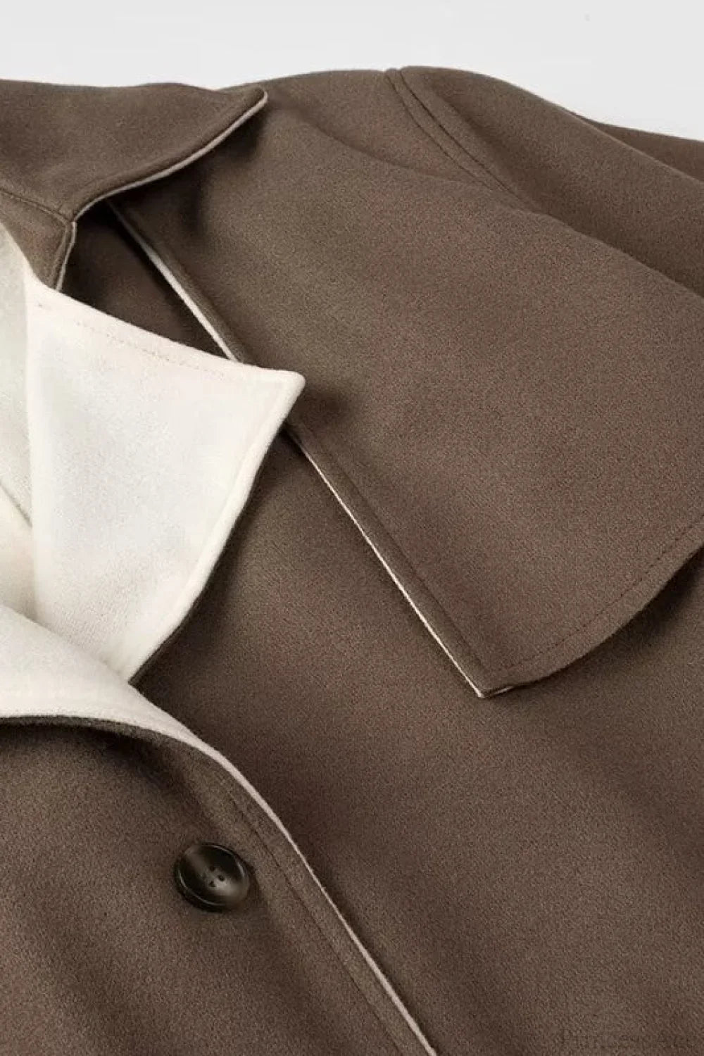 Elegant Double-Sided Vintage Wool Coat