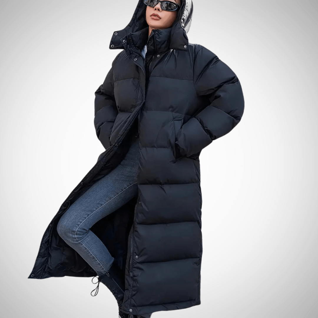 Viola – Comfortable and stylish long quilted jacket for ultimate comfort