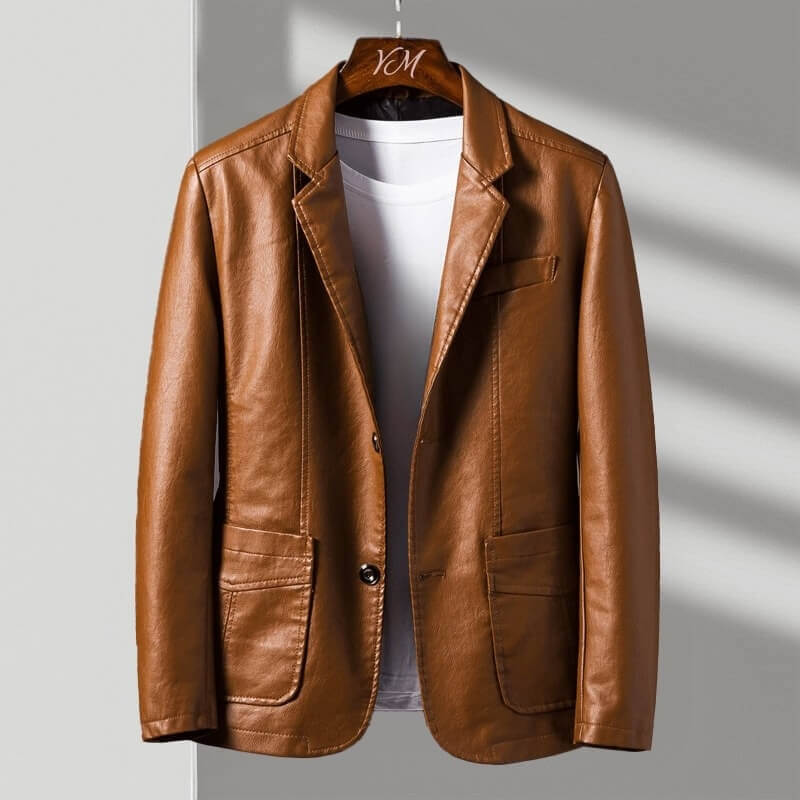 Zari – Stylish Leather Jacket in Elegant Italian Style